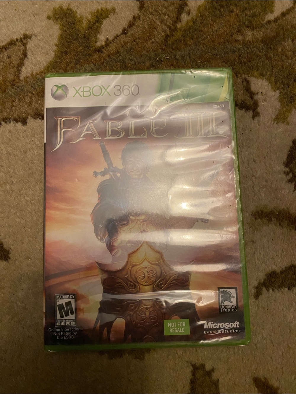 Microsoft Fable III Xbox 360 NWT